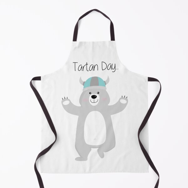 Item preview, Cute Bear in Viking Hat National Tartan Day designed and sold by thewishdesigns.