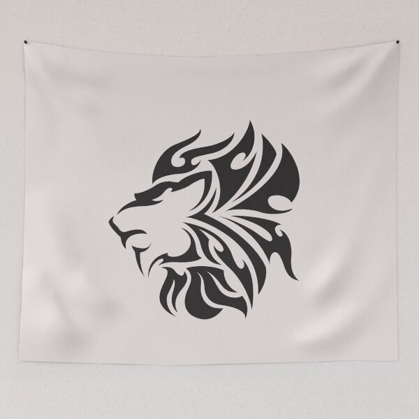 Item preview, Sharp Flames, Lion Head (side on) designed and sold by Millenial Designs.