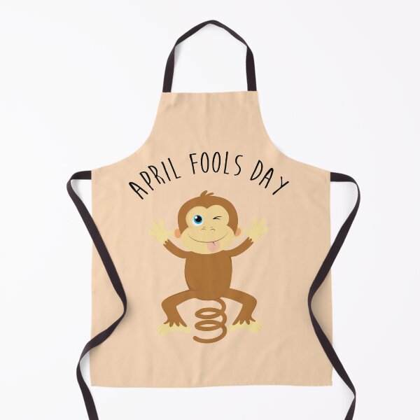 Item preview, Bounce Monkey Behind You - Happy April Fool's Day designed and sold by thewishdesigns.