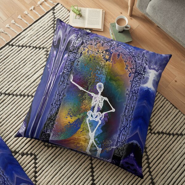 Gateway: Halloween Skeleton Floor Pillow
