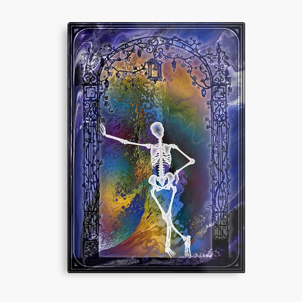 Gateway: Halloween Skeleton Metal Print