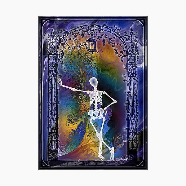 Gateway: Halloween Skeleton Photographic Print