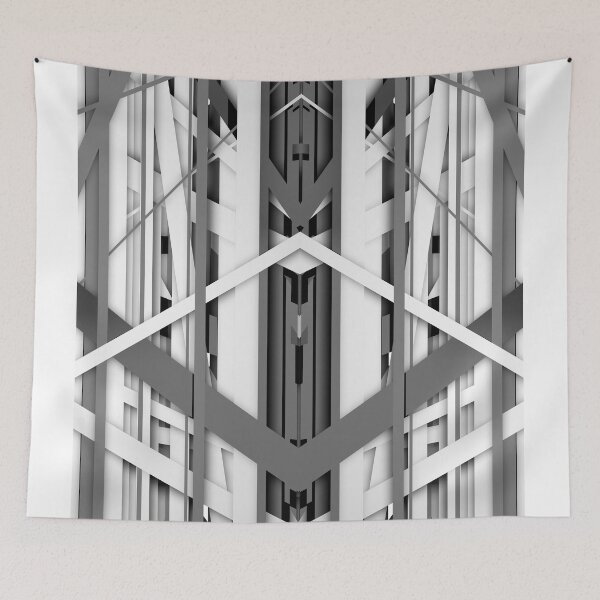Item preview, Techno Hero Stripes (White/Gray/Black) designed and sold by hyproinc.