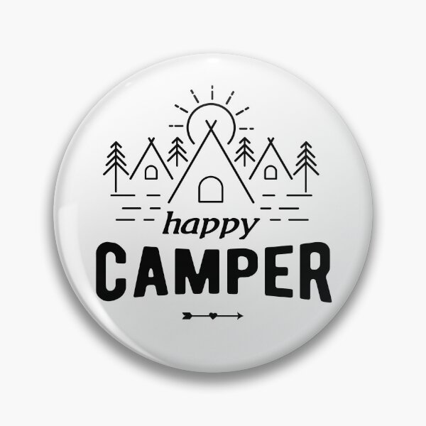 Item preview, Happy Camper Camping Caravan Motorhome Gift designed and sold by teeseeds.