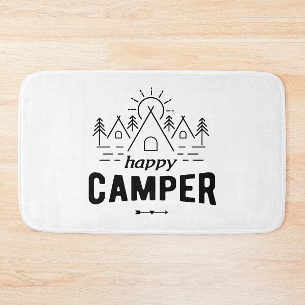 Item preview, Happy Camper Camping Caravan Motorhome Gift designed and sold by teeseeds.