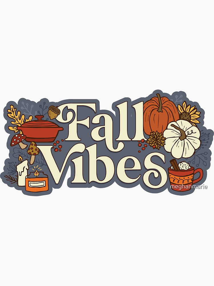 Leopard Fall Vibes Decal