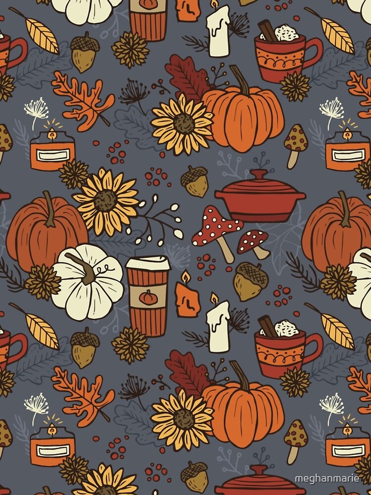 Cozy Fall Vibes Pattern Iphone Case