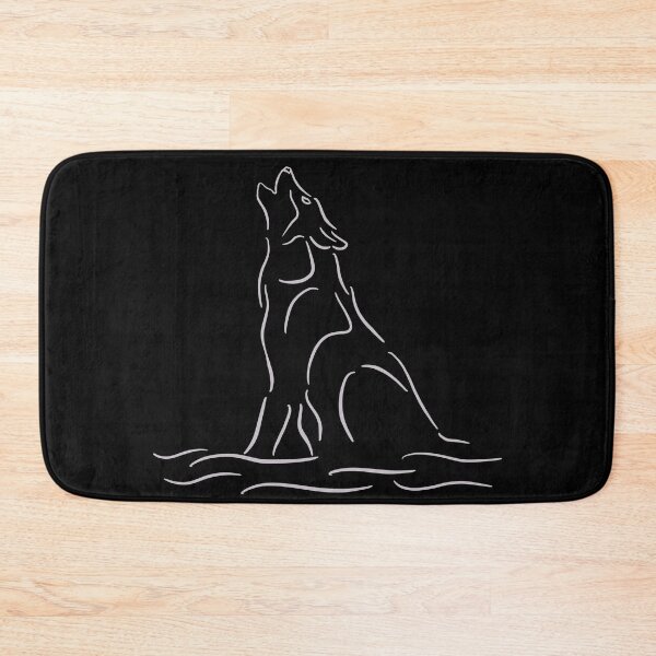 Item preview, Minimalist Wolf Howling designed and sold by ethnicdrawing.
