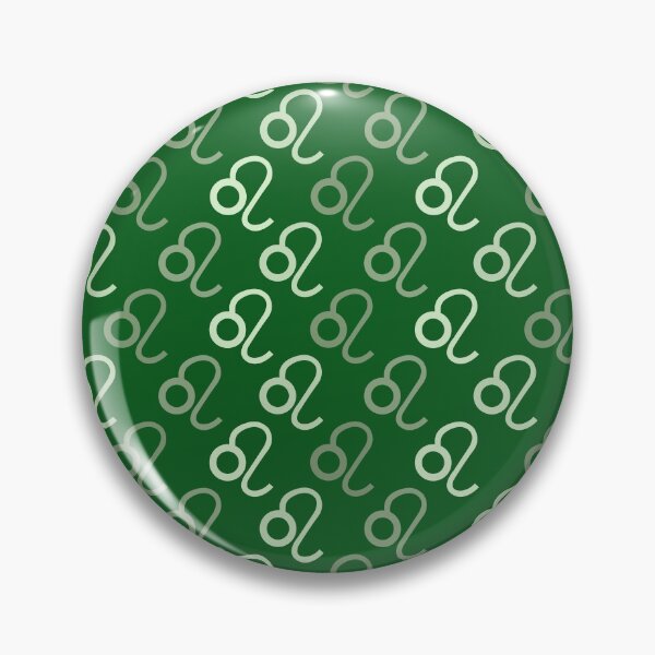 Item preview, Green lion sign pattern, zodiac symbol green background designed and sold by Stéphane  Thirion.