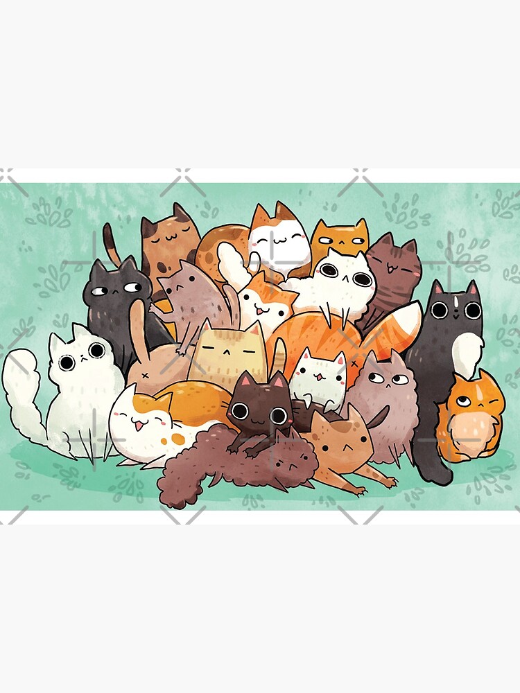 « Pile o chat » par michelledraws