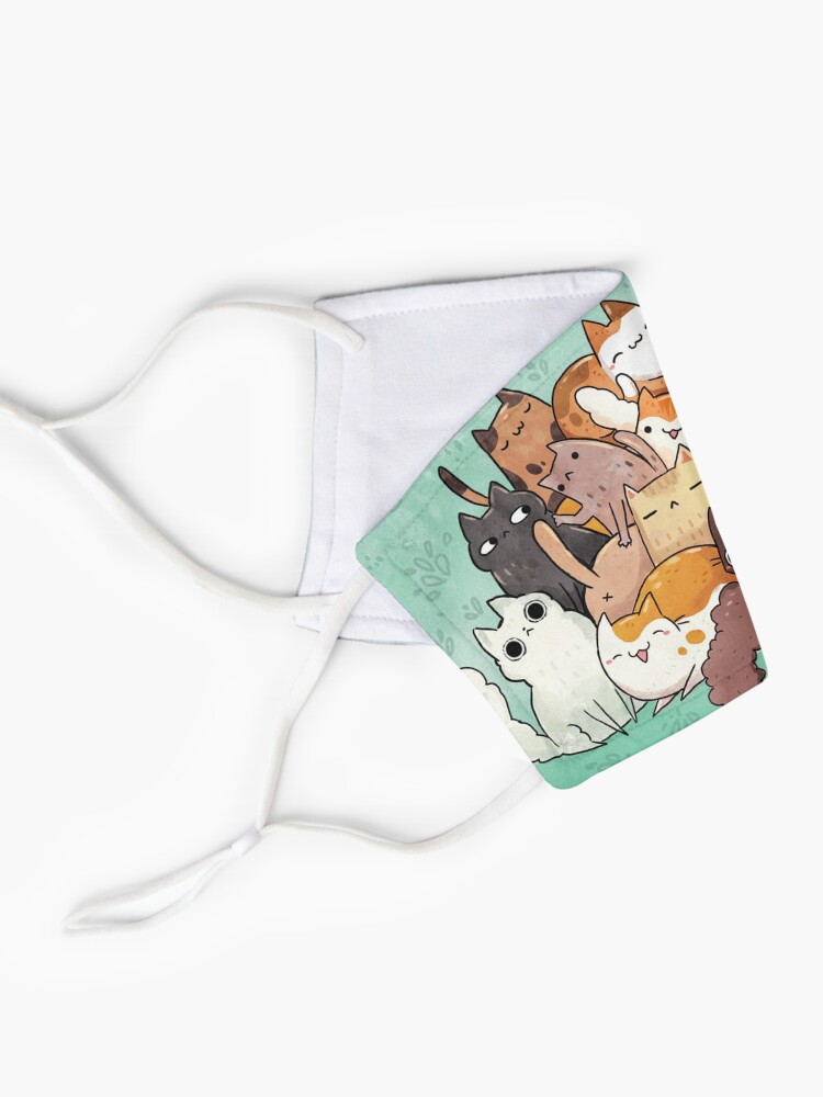 Masque ''Pile o chat' : autre vue