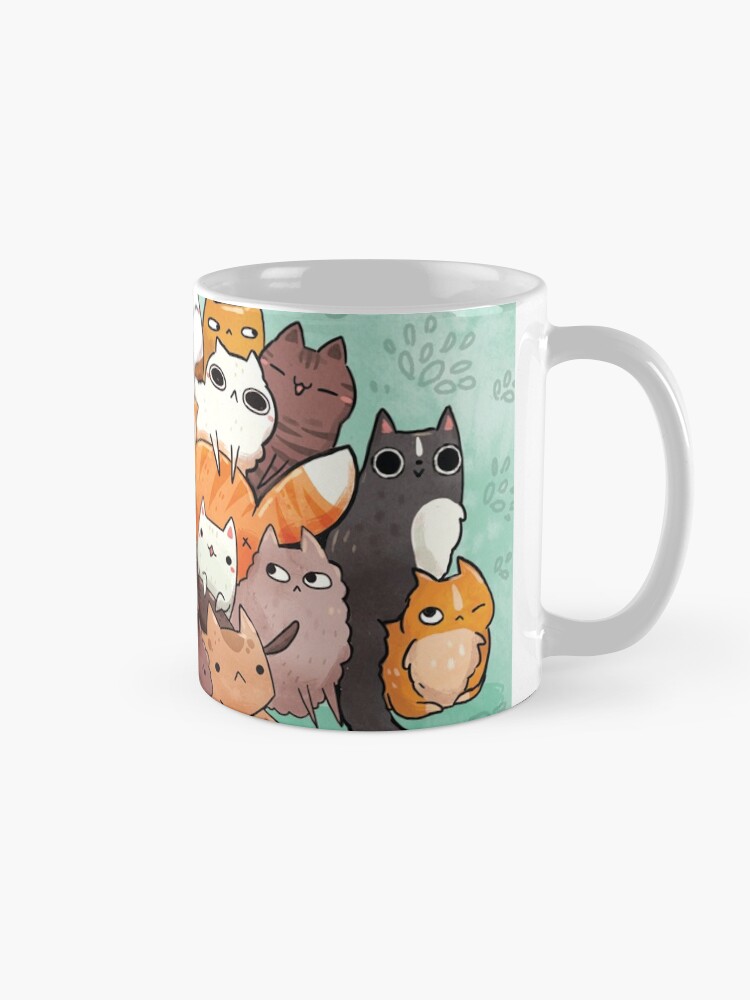 Alternate view of Pile o cat Coffee Mug