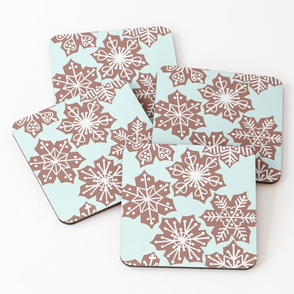 Item preview, Holiday Snowflake Cookies, digital art designed and sold by Amelia Gluba.