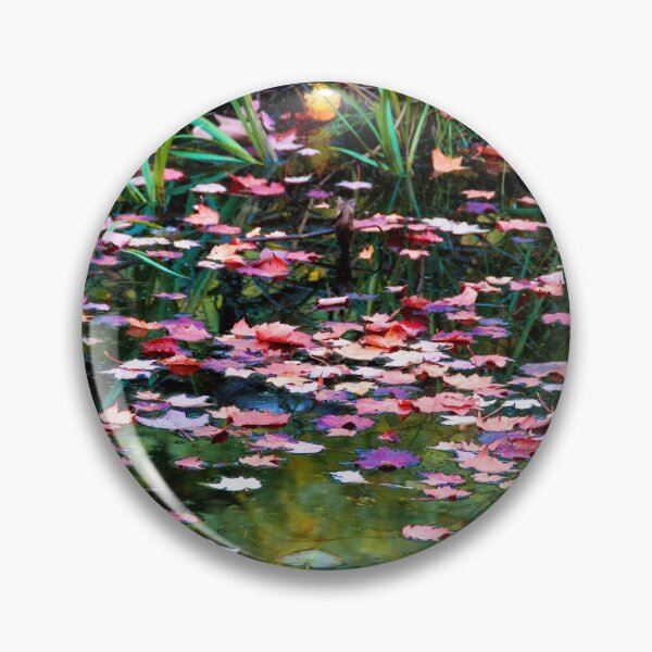 Item preview, Floating Leaves on a Fall Day designed and sold by Photo Art By Anita.
