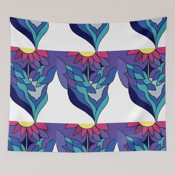Item preview, Abstract Purple Flowers designed and sold by Gabrielle Freitas.