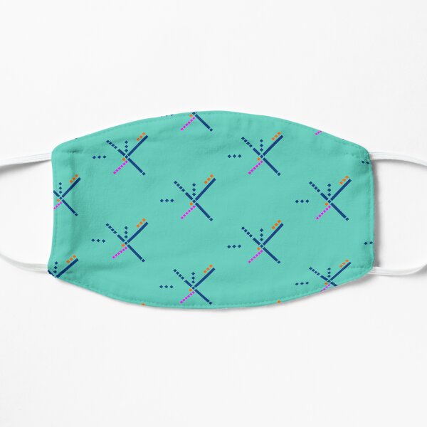 PDX Portland Airport Carpet Flat Mask
