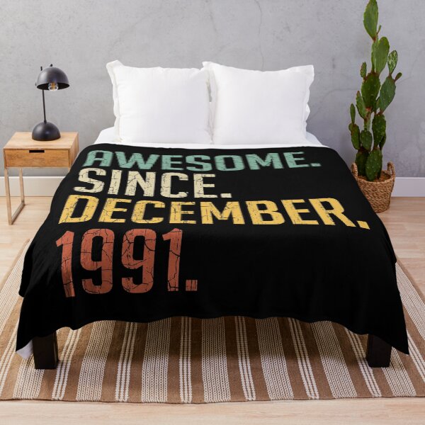 Item preview, Awesome Since December 1991 29th Birthday Gift 29 Years Old Vintage December 1991 designed and sold by Takatv.