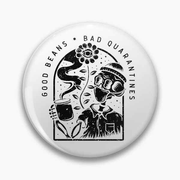 Item preview, Good beans. Bad Quarantines - Skeleton Drinking Coffee designed and sold by gipp.