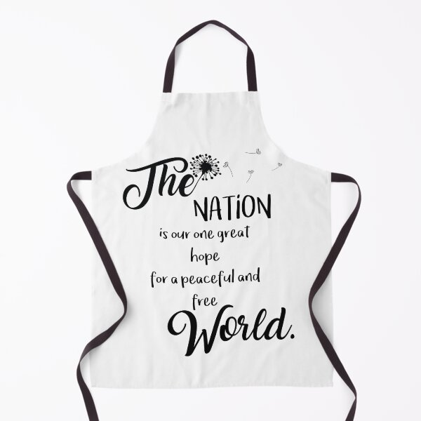 Item preview, The Nation is our one great hope for a peaceful and free World designed and sold by thewishdesigns.