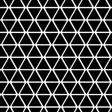 Artwork thumbnail, black and white triangle pattern by RaspberryGreen