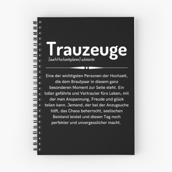 Item preview, Trauzeuge Definition designed and sold by Niko Samuel.