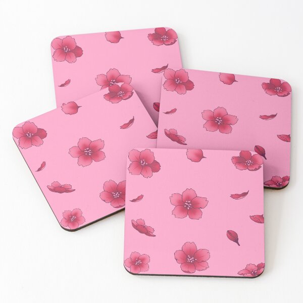Item preview, Falling Dark Pink Sakura Cherry Blossom petals designed and sold by arterialmotive.