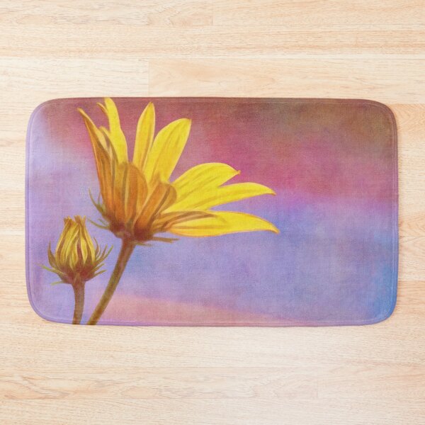 Item preview, Painted Swamp Sunflower and Bud Along the Fence designed and sold by Photo Art By Anita.