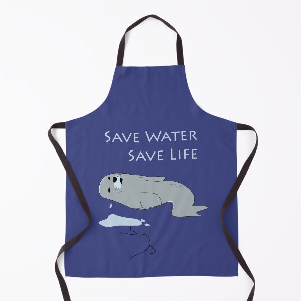 Item preview, Save Water Save Life Save the thirsty Seal designed and sold by thewishdesigns.