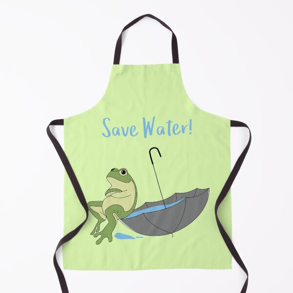 Item preview, Saves Water for Frog designed and sold by thewishdesigns.