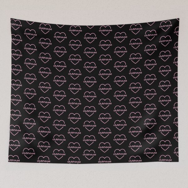 Item preview, Clubhouse - Pink Logo designed and sold by SaraduJour.