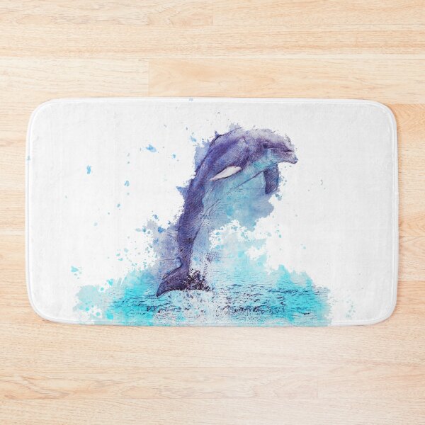 Item preview, Leaping Dolphin Painting/Drawing designed and sold by dadthebubblegut.