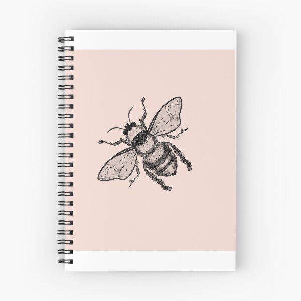 Item preview, ink bee illustration designed and sold by leijamaria.