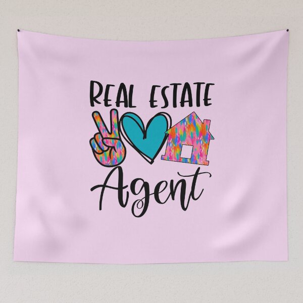 Aperçu de l'œuvre Mignon drôle vendu femmes femme agent immobilier rea maison maison clôture marketing cadeau créée et vendue par tiffanator606.