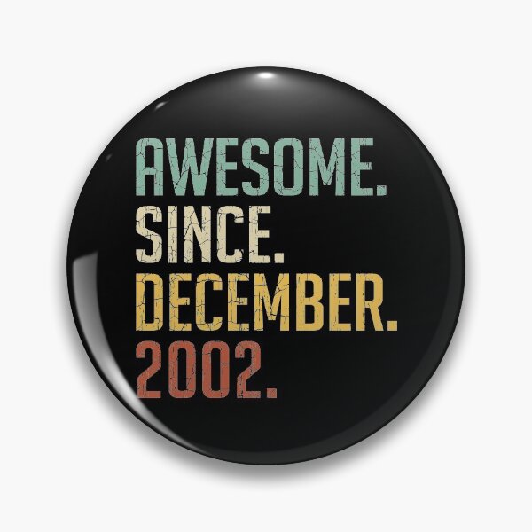 Item preview, Awesome Since December 2002 18th Birthday Gift 18 Years Old Vintage December 2002 designed and sold by Takatv.
