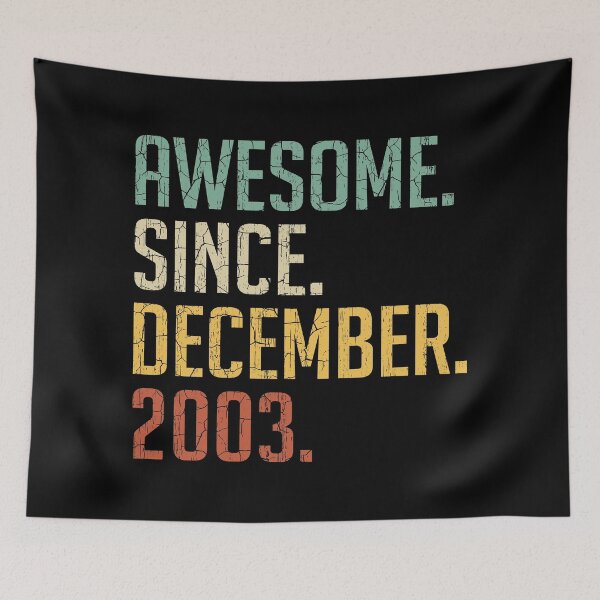 Item preview, Awesome Since December 2003 17th Birthday Gift 17 Years Old Vintage December 2003 designed and sold by Takatv.