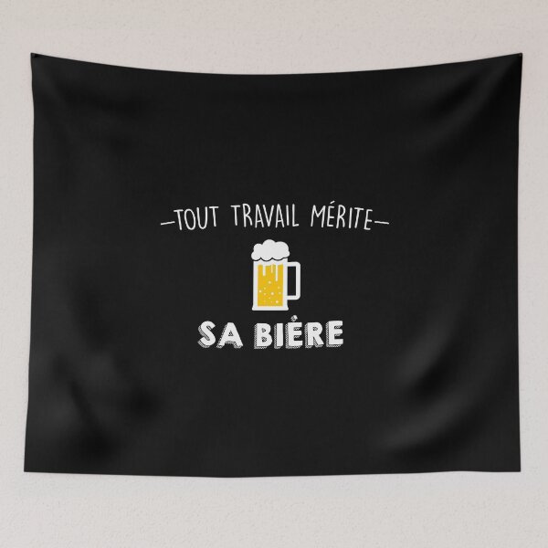 Aperçu de l'œuvre Tout travail mérite sa Bière créée et vendue par And-and.