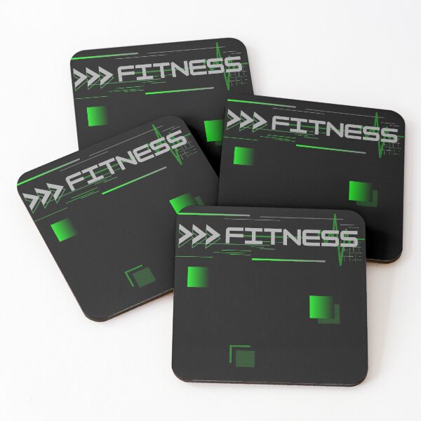 Item preview, FITNESS, GREEN AND BLACK, GYM, WORKOUT (OR) designed and sold by Tru-Intuit.