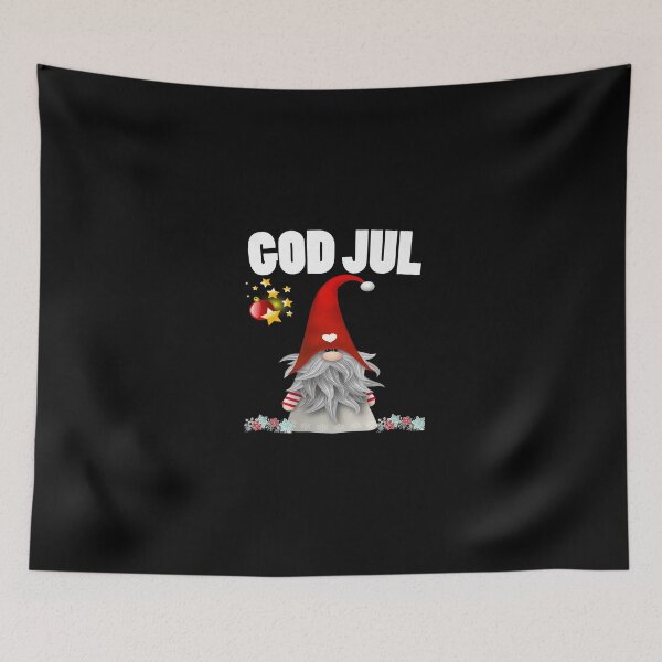 Item preview, God Jul Swedish Merry Christmas Sweden Tomte Gnome designed and sold by MyintThan09.