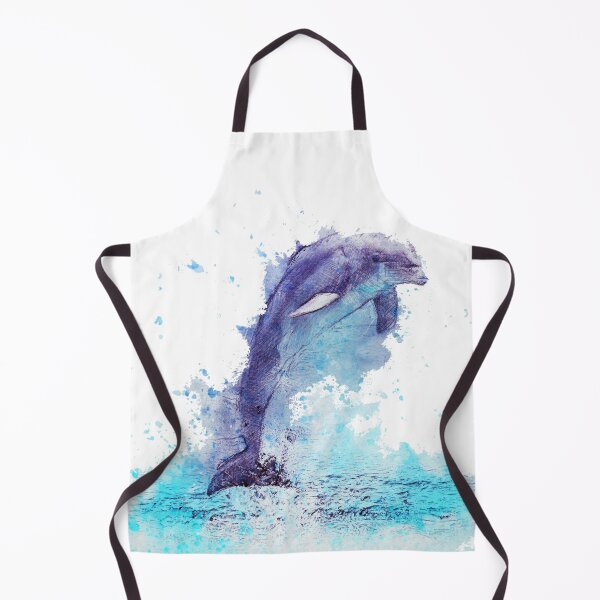 Item preview, Leaping Dolphin Painting/Drawing designed and sold by dadthebubblegut.