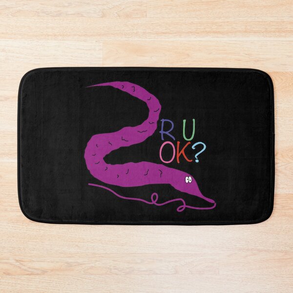 Item preview, Worm on a string - R U OK?  designed and sold by Craftaholic.