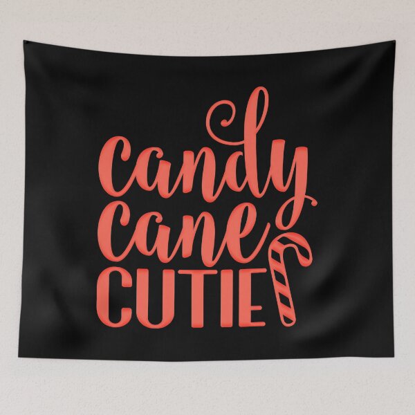 Item preview, Candy Cane Cutie Typography Xmas Gifts designed and sold by aventi24.