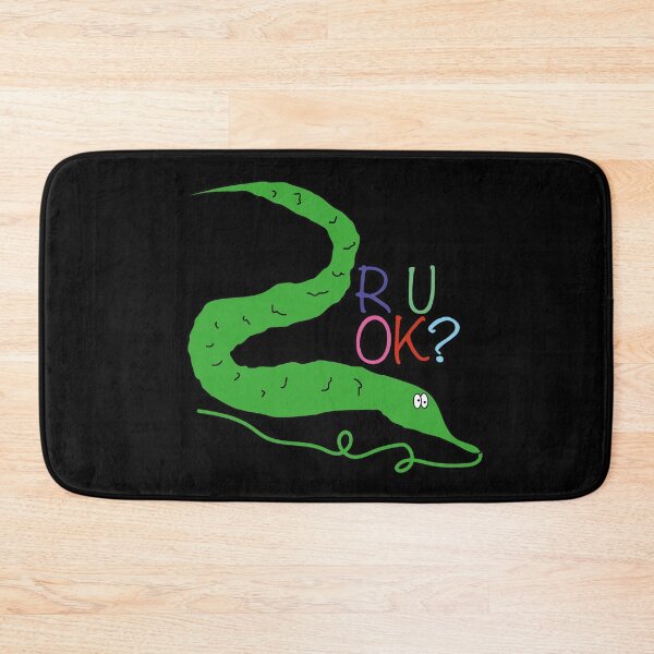 Item preview, Worm on a string - R U OK?  designed and sold by Craftaholic.