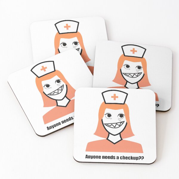 Item preview, Anyone needs a checkup -  spooky paramedic nurse designed and sold by mayankg1100.