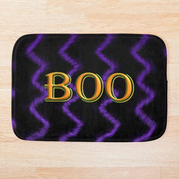 Item preview, Halloween Boo - Purple and Black Stripes  designed and sold by PIPArtworks.