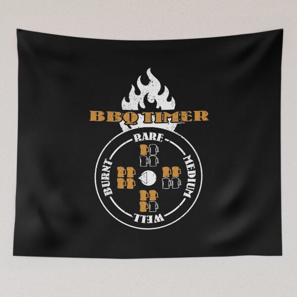 Item preview, BBQ Timer, Rare, Medium, Well, Burnt designed and sold by Sign Shop Humor.