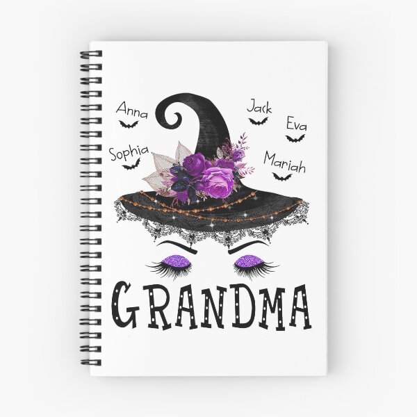 Item preview, Grandma Witch Flowers hat designed and sold by GlendaMason.