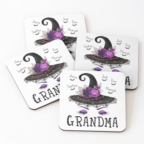 Item preview, Grandma Witch Flowers hat designed and sold by GlendaMason.