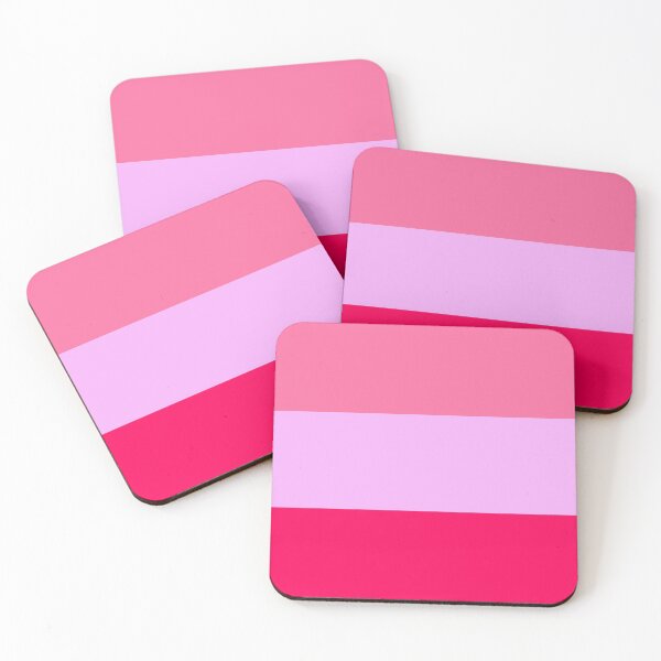 Item preview, FRENCH PINK - LIGHT PINK - HOT PINK - 3 STRIPES PATTERN BY OZCUSHIONSTOO - CANDY THEME designed and sold by ozcushionstoo.