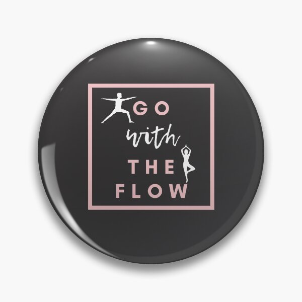 Item preview, GO WITH THE FLOW - yoga poses designed and sold by BodyIllumin.