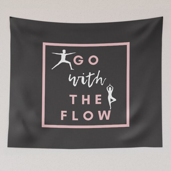 Item preview, GO WITH THE FLOW - yoga poses designed and sold by BodyIllumin.